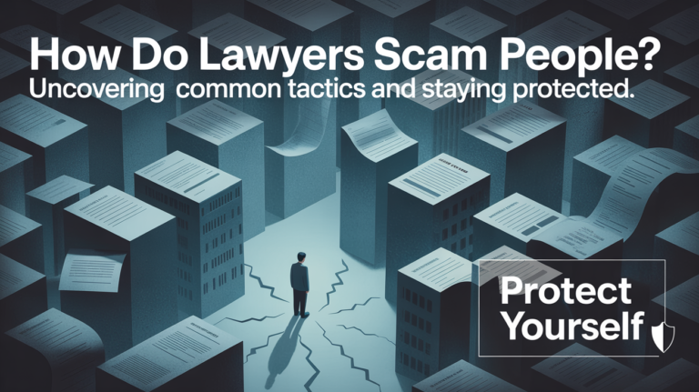 How Do Lawyers Scam People? Uncovering Common Tactics and Staying Protected