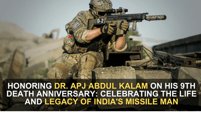 Honoring Dr. APJ Abdul Kalam on His 9th Death Anniversary: Celebrating the Life and Legacy of India's Missile Man