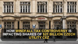 How Windfall Tax Controversy is Impacting Shares of $21 Billion Czech Utility CEZ