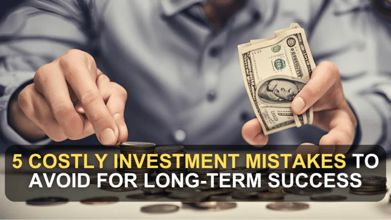 Savings are one of the key ways through which people generate riches, but even a slight error when investing can see your plans go up in smoke. Given the above aspects, it is important to know these pitfalls to avoid to have a successful investment experience. The following are five of the costliest mistakes you can make in investment that can slow down your progress and ways of avoiding them.