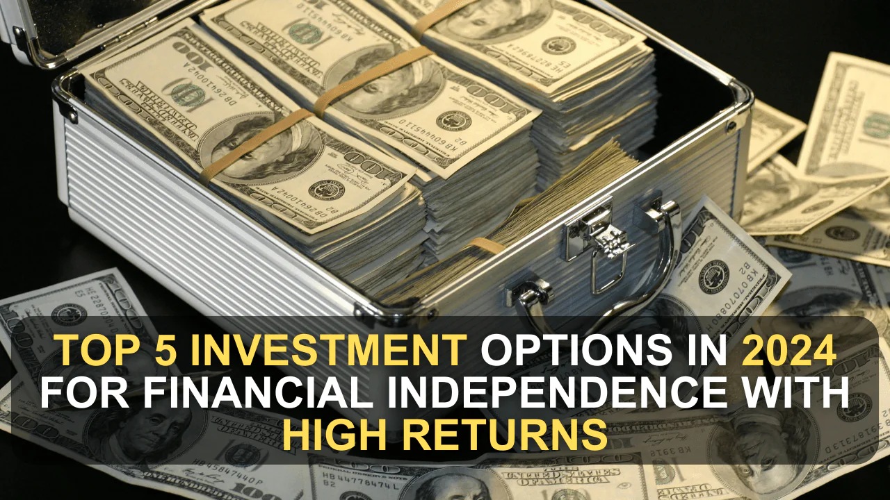 Top 5 Investment Options in 2024 for Financial Independence with High Returns