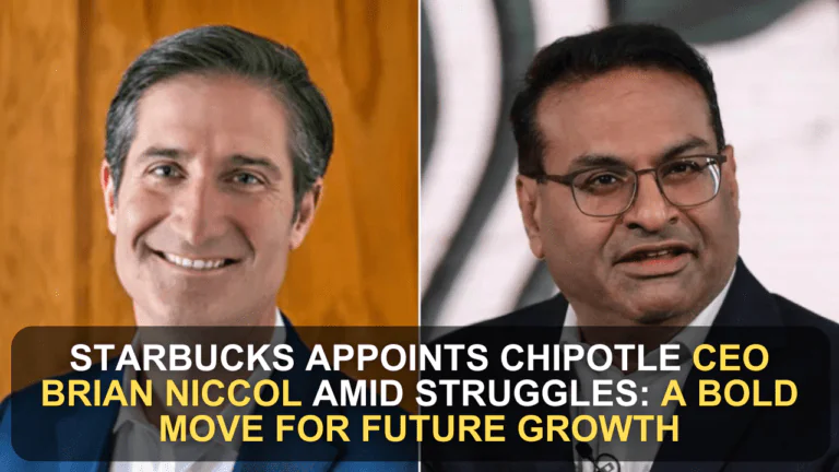 Starbucks Appoints Chipotle CEO Brian Niccol Amid Struggles: A Bold Move for Future Growth