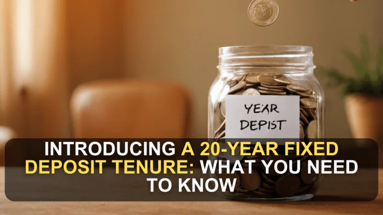 Introducing a 20-Year Fixed Deposit Tenure: What You Need to Know