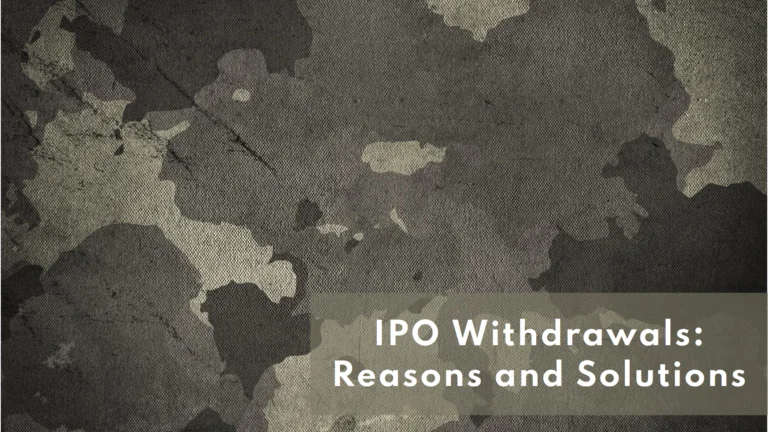 Why Do Some IPOs Get Withdrawn?