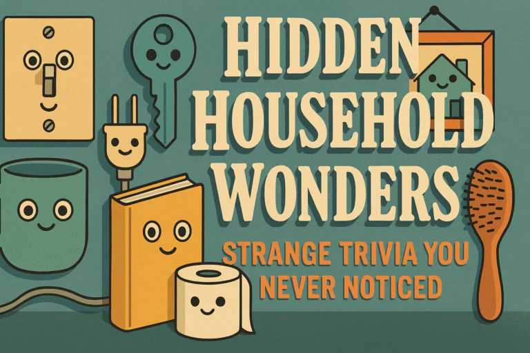 Discover Strange trivia about household items hiding in plain sight and uncover quirky secrets in everyday objects. Click to learn more!