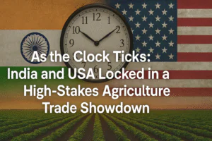As the Clock Ticks: India and USA Locked in a High‑Stakes Agriculture Trade Showdown