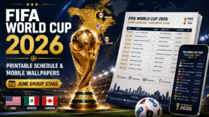 FIFA World Cup 2026 Match Schedule